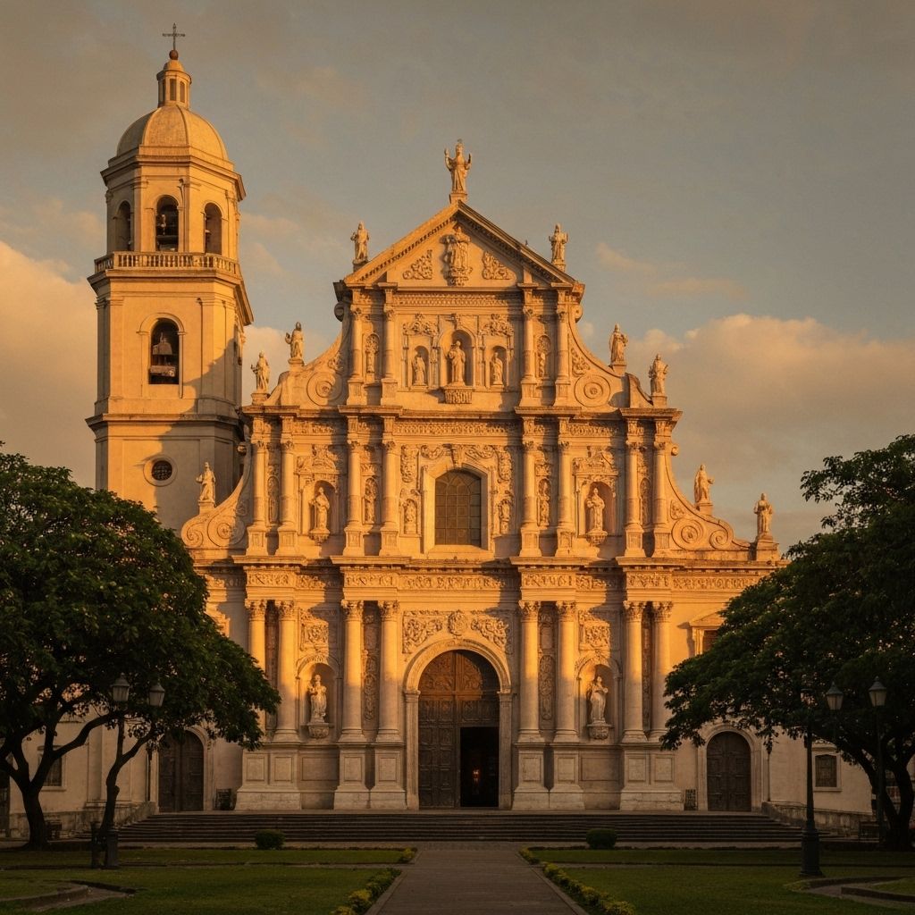 Historic Jesuit Church in the Philippines
